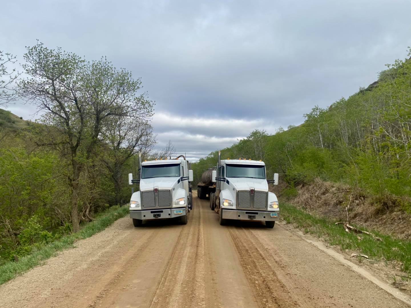 Bell Energy crew and equipment performing oilfield service work